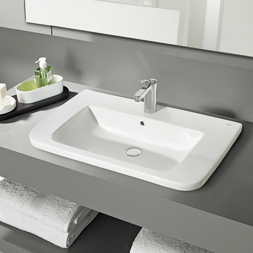 Roca Cala 75x45 cm fali vagy bútorral aláépíthető mosdó A327424000