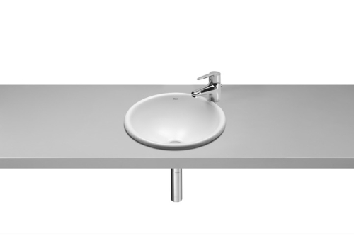Roca Foro 40 cm pultba építhető mosdó, csaplyuk nélkül 327872000 (A327872000)
