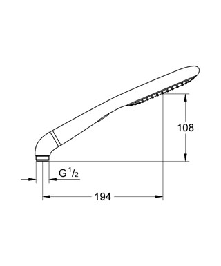 Grohe Rainshower Eco kézizuhany 27274 000 (27274000)