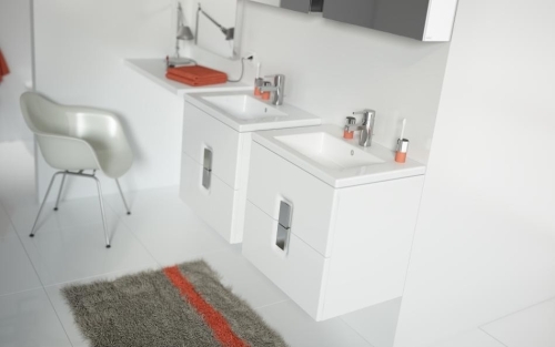 Kolo Twins 50 fehér mosdószekrény 2 fiókkal 89489 (89489000)