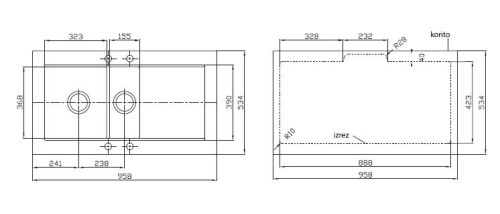 Gorenje KVE96.13 Siligor gránit mosogató, hamuszürke (64791759)