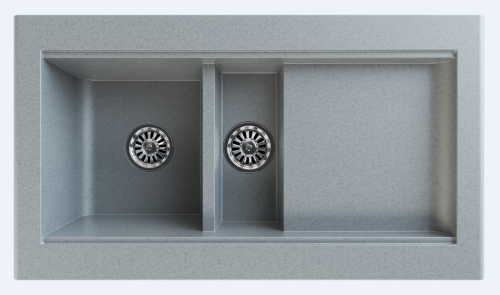 Gorenje KVE96.13 Siligor gránit mosogató, hamuszürke (64791759)
