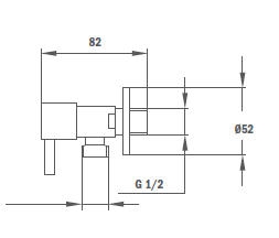 Teka Mosógéptöltő szelep 79.010.54.00 (790105400)
