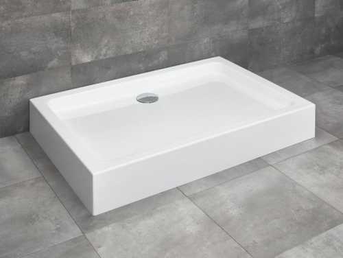 Radaway Laros D 120x80 cm-es szögletes zuhanytálca szifonnal (SLD81217-01)