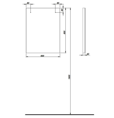 Kolo Domino cappuccino tükör 60 (88320000)