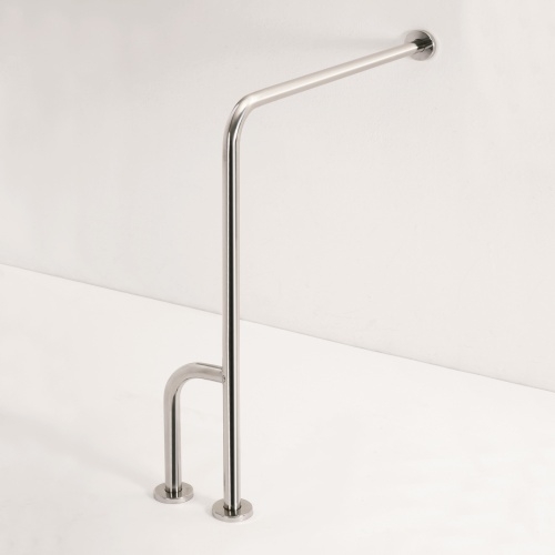 Sapho DISABLE Kapaszkodó fix, bal 80x85 cm, inox (301112131) XH526