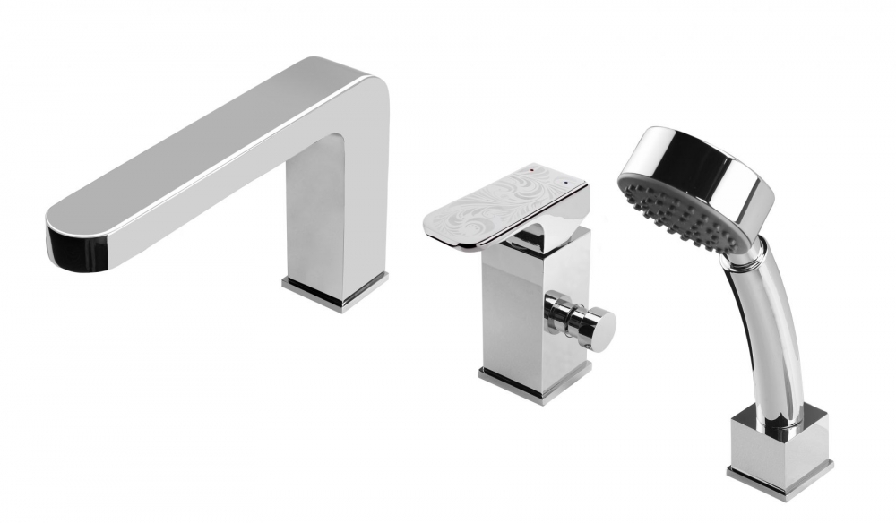 Deante Azalia kádperembe süllyeszthető kádtöltő csaptelep BDA 013M (K)