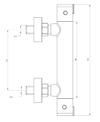 Deante Begonia termosztátos zuhanycsaptelep BCB 04BT