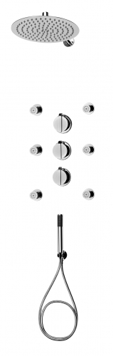 Deante Multi-System beépített zuhany panel NAC 091T