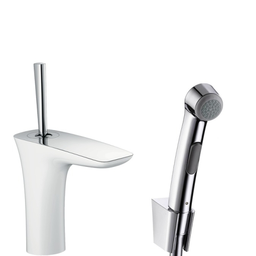 Hansgrohe PuraVida egykaros mosdócsaptelep Bidette 1jet kézizuhany szett 1,60 m 15275 400 (15275400)