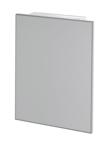 Sapho GRETA 50x70x12 cm tükrös szekrény, alumínium keret, (55112)