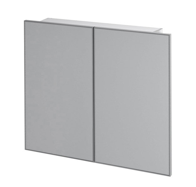 Sapho Greta 75x70x12 cm tükrösszekrény világítás nélkül, két ajtó, (55114)