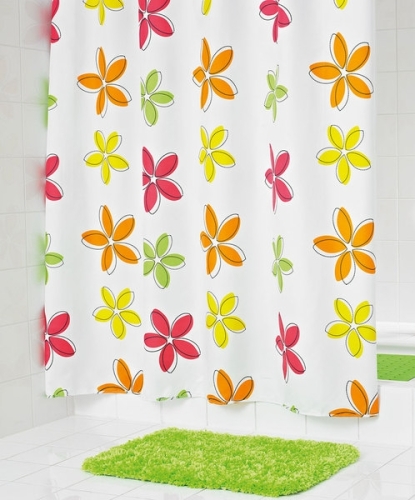 Sapho FLEUR zuhanyfüggöny 180x200cm, polyester (473500)