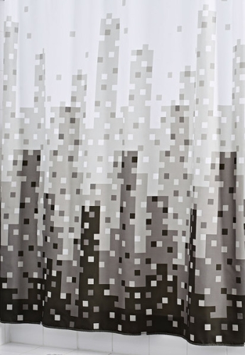 Sapho SKYLINE zuhanyfüggöny 180x200cm, polyester (47367)