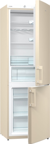 Gorenje alul fagyasztós kombinált hűtőszekrény A++, krém szín RK6192EC