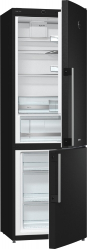 Gorenje alul fagyasztós kombinált hűtőszekrény A++, fekete RK62FSY2B