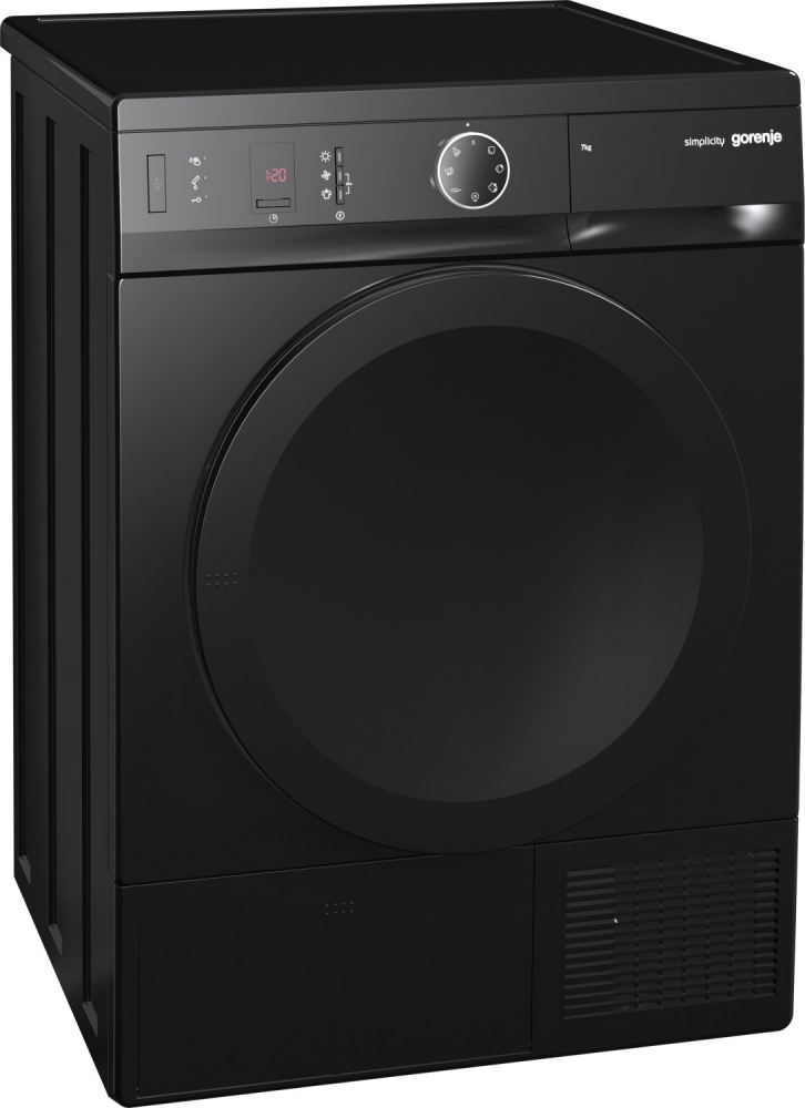 Gorenje Simplicity szabadonálló kondenzációs szárítógép A++, fekete D76SY2B