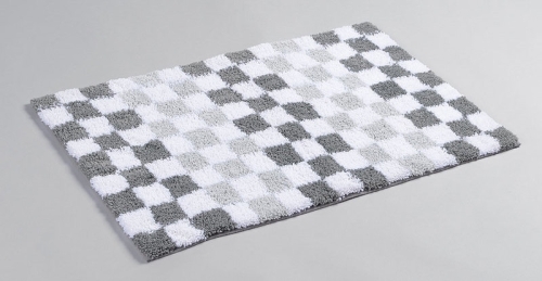 Sapho GRAND PRIX 55x50 cm kilépő szőnyeg csúszásgátlóval, micropolyester (716807)