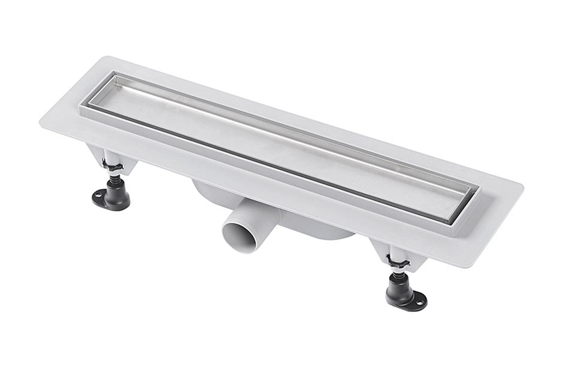 Sapho TILE műanyag padlóösszefolyó, inox rosttal , L=520mm (72836)