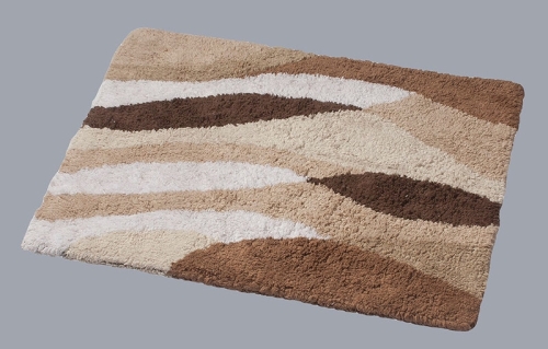 Sapho DUNE 60x50 cm megfordítható kilépő szőnyeg csúszásgátlóval, pamut (734809)