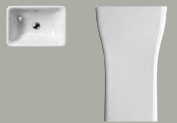 Sapho ELEMENT FREE 55x85x38cm szabadon álló mosdó (905811)