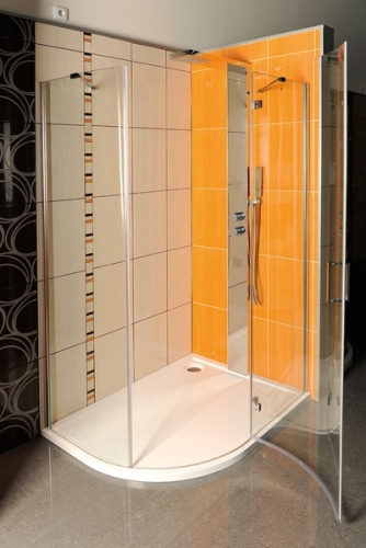 Sapho inox zuhanypanel, keverős csaptelep, mikro fúvókákkal (AQ568)