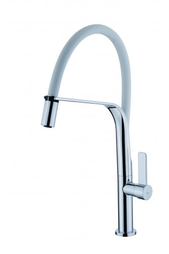 Teka Formentera FO 997 mosogató csaptelep flexibilis fehér kifolyócsővel 62.997.02.0FW