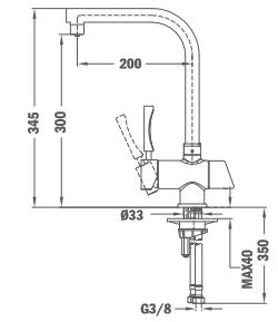 Teka Pure OS 207 víztisztító szűrő rendszerrel 18.207.02.00 (182070200)