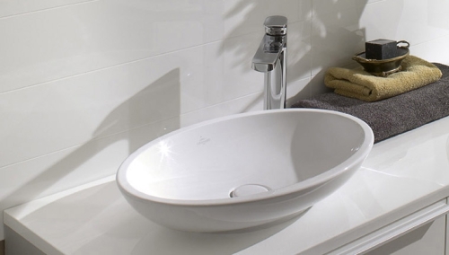 Villeroy and Boch Loop & Friends 58,5x38 cm ráültethető mosdó, túlfolyó nélkül 51510101 (5151 01 01)