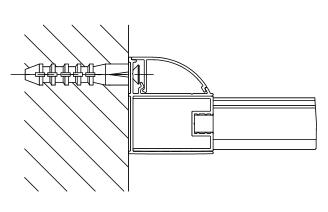 POLYSAN LUCIS LINE 120 cm tolós zuhanyajtó (DL1215)