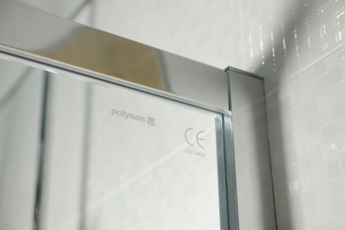 POLYSAN LUCIS LINE  150 cm tolóajtós zuhanyajtó, 4 részes (DL4215)