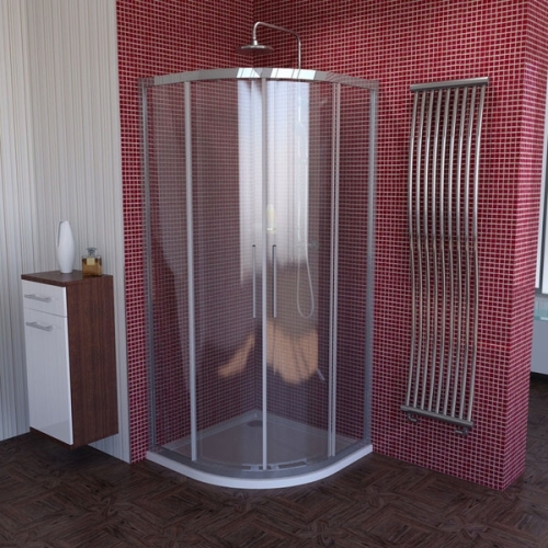 POLYSAN LUCIS LINE 90x90 cm íves zuhanykabin, R550 (DL2615)