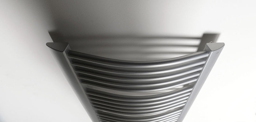 Sapho FOCUS FXB fürdőszobai radiátor 595x1154mm, 669W, strukturált ezüst (FXB-612S)
