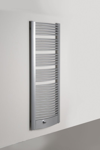 Sapho FOCUS FXB fürdőszobai radiátor 595x1742mm, 1031W, strukturált ezüst (FXB-617S)