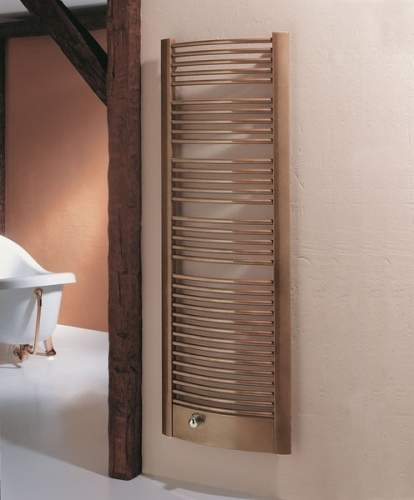 Sapho FOCUS FXB fürdőszoba radiátor 595x1742 mm, 1031 W, bronz (FXB-617br)