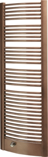 Sapho FOCUS FXB fürdőszoba radiátor 595x1742 mm, 1031 W, bronz (FXB-617br)