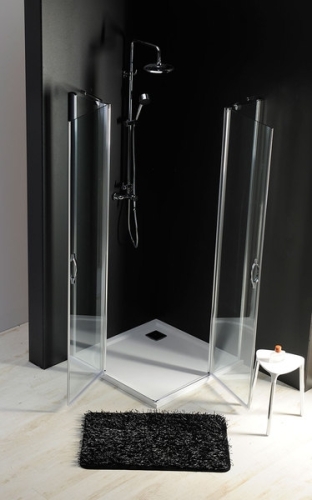 Sapho ONE 120 cm zuhanyajtó, transzparent üveg (GO4812)