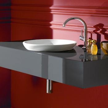 Villeroy and Boch Loop & Friends 43 cm félig besüllyesztett ráültethető mosdó, túlfolyóval 41140001 (4114 00 01)