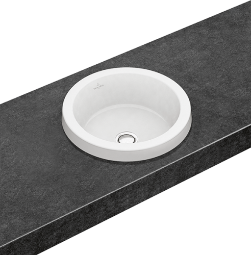 Villeroy and Boch Architectura 41,5 cm beépíthető mosdó, túlfolyó nélkül 41654101 (4165 41 01)