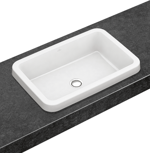Villeroy and Boch Architectura 61,5x41,5 cm beépíthető mosdó, túlfolyóval 41676001 (4167 60 01)