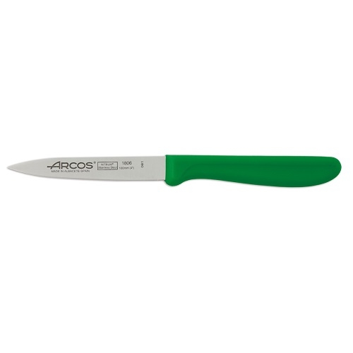 Arcos hámozókés 10 cm-es penge, zöld markolat ARC188621
