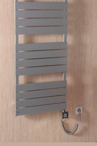 Sapho SANTINA fürdőszobai radiátor 550x1120mm, 600W, metál ezüst (IR212)