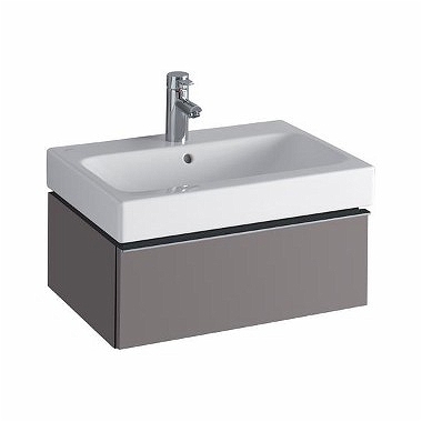 Keramag Icon mosdószekrény magasfényű platina (59,5x24x47,7 cm, 840262000)