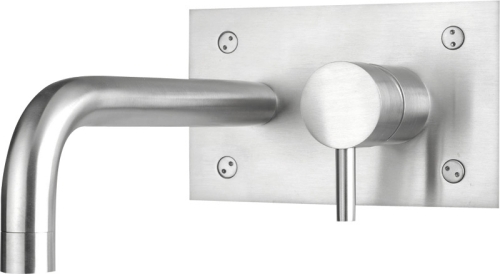 Sapho Minimal falba süllyesztett mosdócsaptelep, inox (MI004)