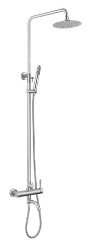 Sapho MINIMAL zuhanyoszlop kádtöltős csapteleppel, inox (MI140)