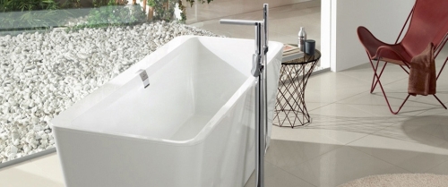 Villeroy and Boch Squaro Edge 12 180x80 cm szabadon álló fürdőkád UBQ180SQE7PDV-01