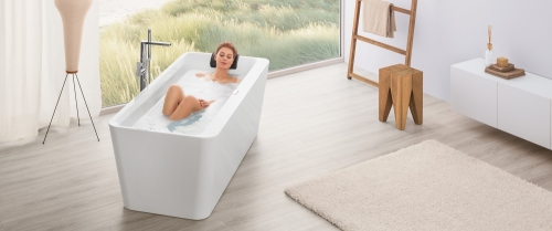 Villeroy and Boch Squaro Edge 12 180x80 cm szabadon álló fürdőkád UBQ180SQE7PDV-01