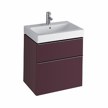Keramag Icon mosdószekrény magasfényű burgundi (59,5x62x47,7 cm, 840361000)