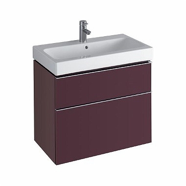 Keramag Icon mosdószekrény magasfényű burgundi (74x62x47,7 cm, 840376000)