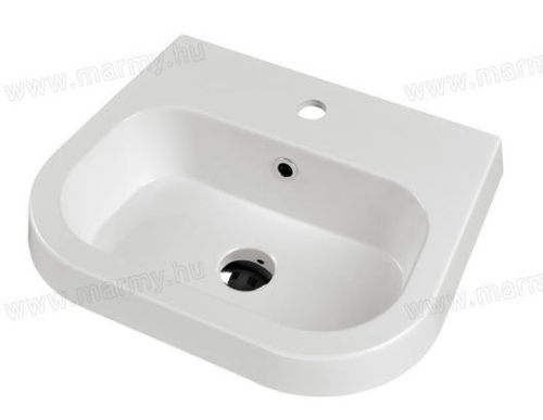 Marmy Suzan 50x40 cm beépíthető öntött márvány mosdó